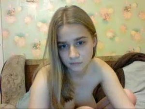 Innocent 18yo Russian Cam Girl Plays With Her Pussy On Porn Show